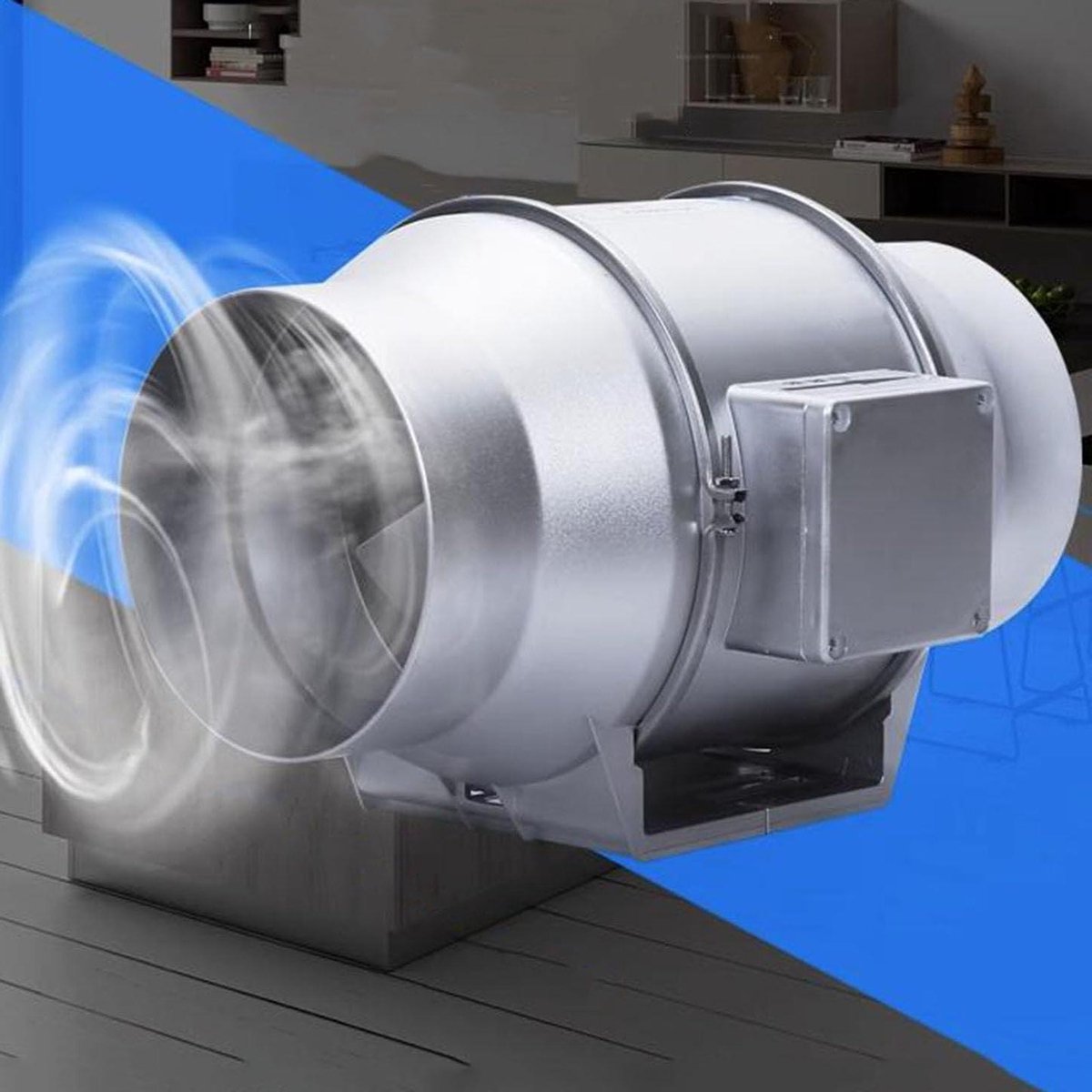 Afzuigventilator - Industriële ventilator - Ventilatie - Stil met beveiliging - 20 inch -