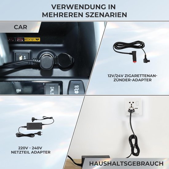 Compressorkoelbox - Auto Koelkast - Reizen en Outdoor - App Bediening - 15 Liter - Grijs — afbeelding 2