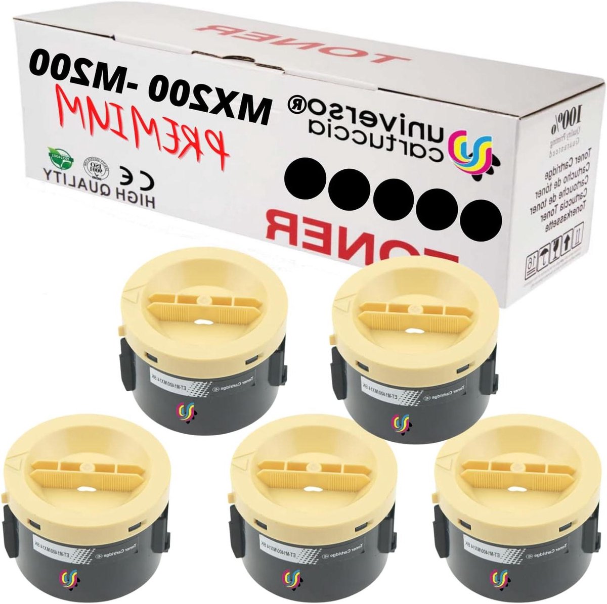 Reserve Toners - Printer Cartridges - Documenten Printen - Nieuwe Generatie Chip - 2500 Pagina's - Zwart