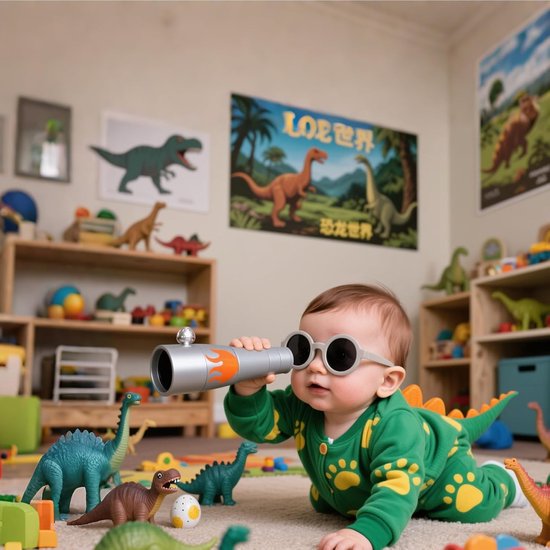 Baby Zonnebril - Kinderen UV400 - Veilig Buiten - Polariserende Glazen - 6 Maanden 3 Jaar - Zwart — afbeelding 4