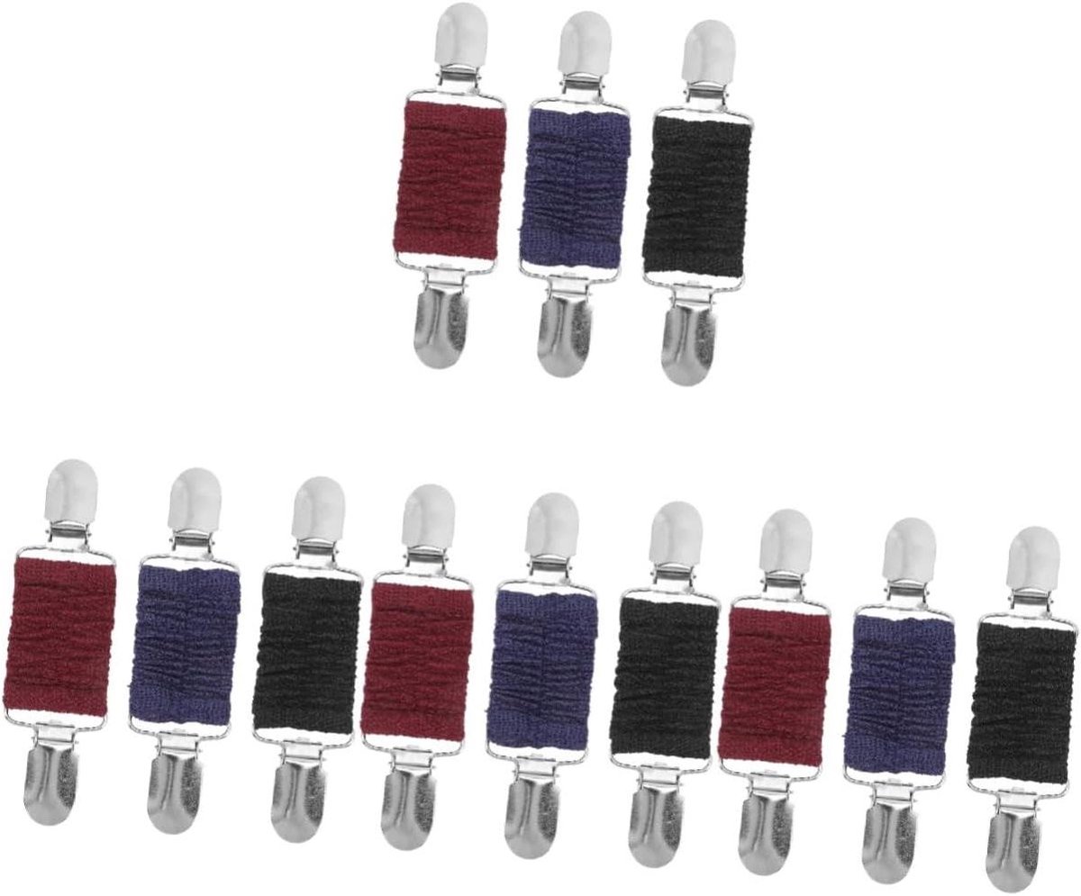 Trui Clips - Vest Sjaal - Kleding Decoratie - 9 Stuks Set - 11.5 cm Lengte - Zilverkleurig