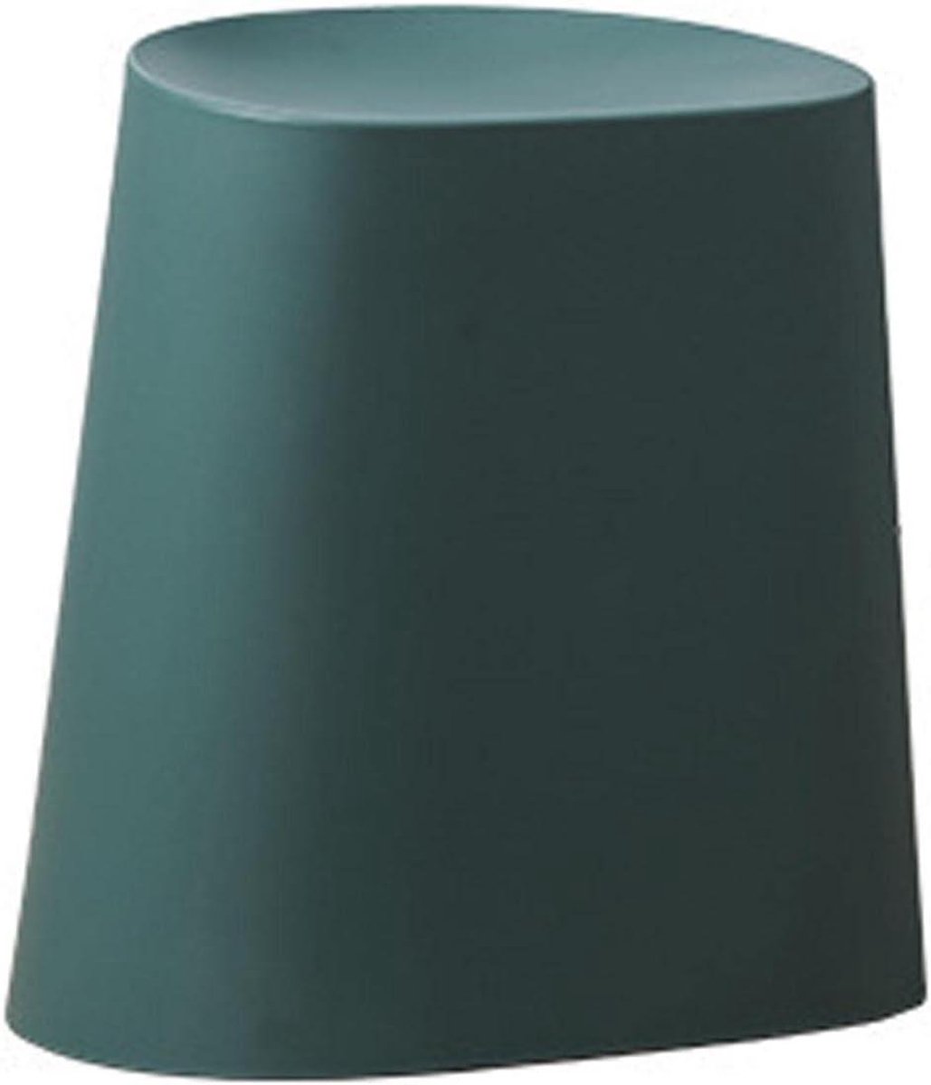 Voetenbank Kruk - Zitje Hocker - Voeten Rusten - Stevig Kunststof - 43x33x43cm - Marineblauw
