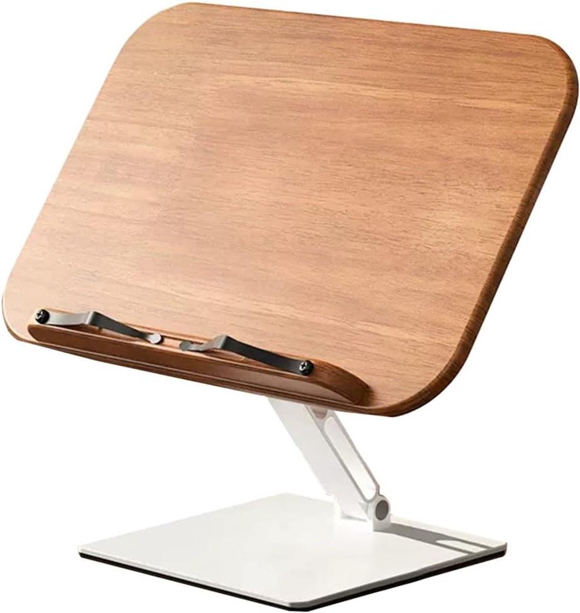 Boekenstandaard - Leesstandaard - Comfortabel Lezen - Hoogte Verstelbaar - 34x23.5 cm - Walnoot