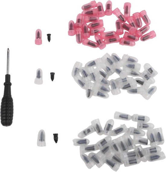 Band Reparatie Set - Schroef Kit - Tijdelijke Bandenreparatie - Koolstofstaal Rubber Sealant - 84 Stuks - Zwart — afbeelding 3