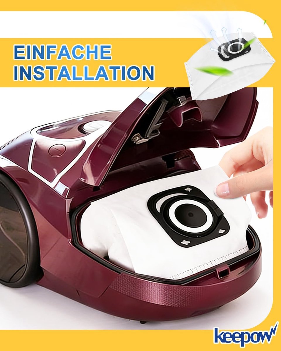Stofzuigerzakken - Reservezakken - Hygiënisch Huis - 9999% Filtervermogen - 4 Stuks - Wit