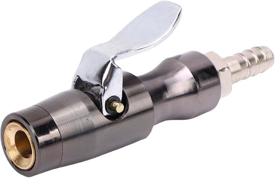 Afsluitbare Luchtdoorn - Bandenpomp Aansluiting - Banden Oppompen - 300 PSI Hoge Druk - 1/4 inch NPT - Zwart van Merkloos — afbeelding 5