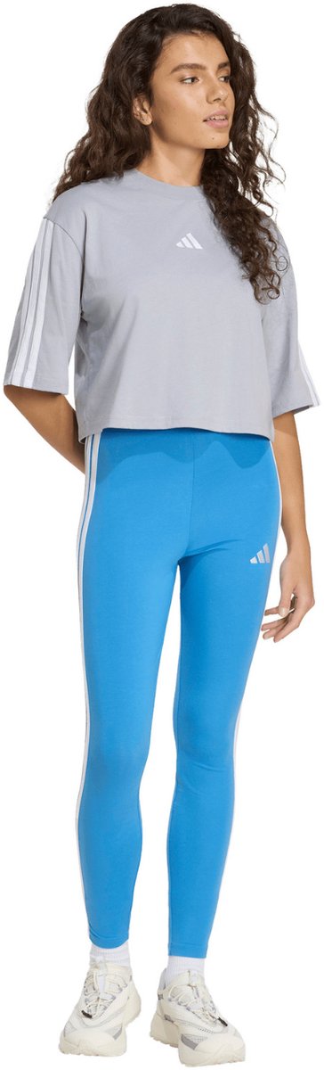 adidas Legging Dames Essentials 3 Stripes Blauw - Maat XL van Merkloos — afbeelding 3