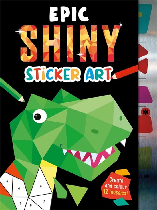 Mosaic Sticker by Numbers- Epic Shiny Sticker Art - cover