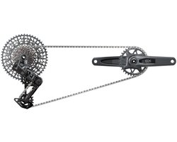 Sram Gx Axs Eagle Dub Wide Groepset Zilver 165 mm 32t / 10-52t