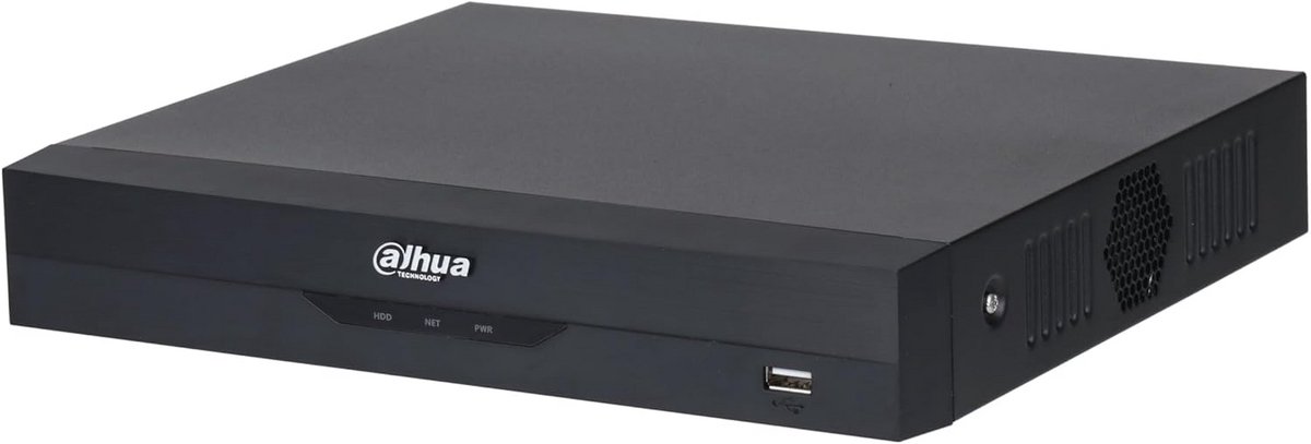 16-Kanaals Pentabrid AI DVR Recorder voor HDCVI Camera's