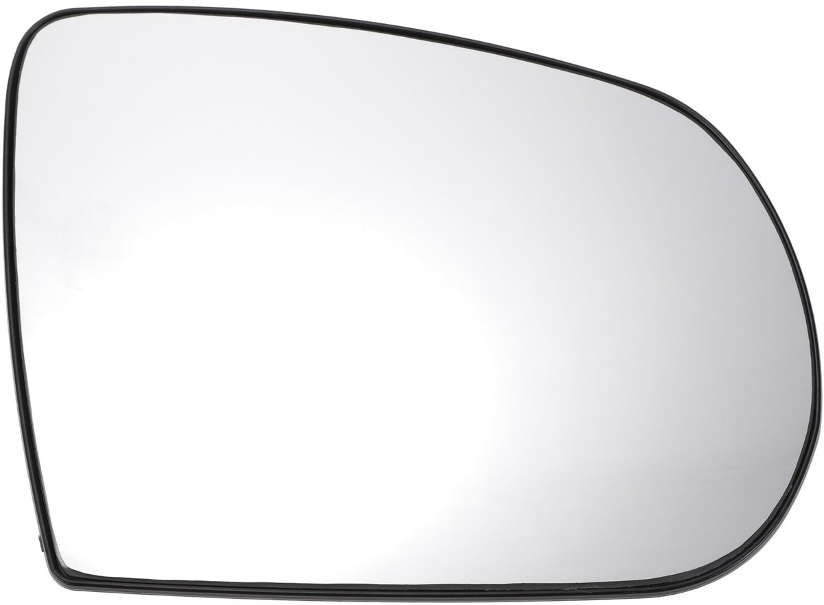 aladdien - Auto Buitenspiegel Glas Rechts Vervanging - Verwarmd - Wit - Convex - Geschikt voor 2013-2019 en Compass 2017-2020