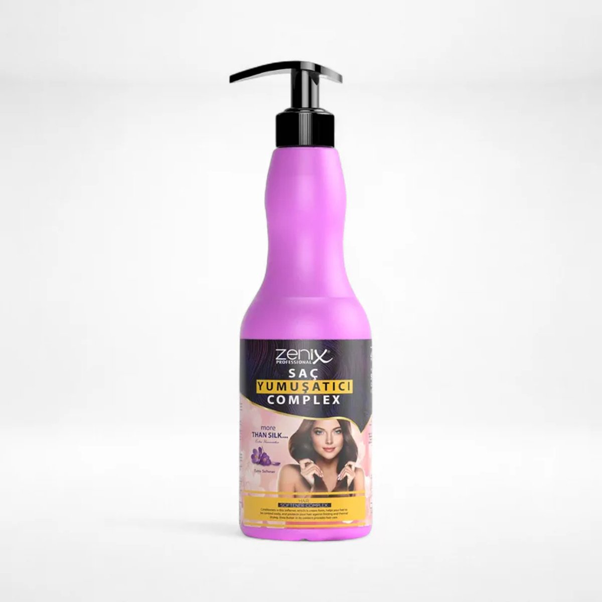 Zenix Professional Hair Softener Complex 500 ml – Haarverzachter met Shea Butter – Voor Zacht, Glanzend en Makkelijk Doorkambaar Haar