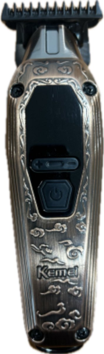 Kemei KM-1575 Professionele Tondeuse - Draadloos Oplaadbaar - Baard & Haar Trimmer - Goud