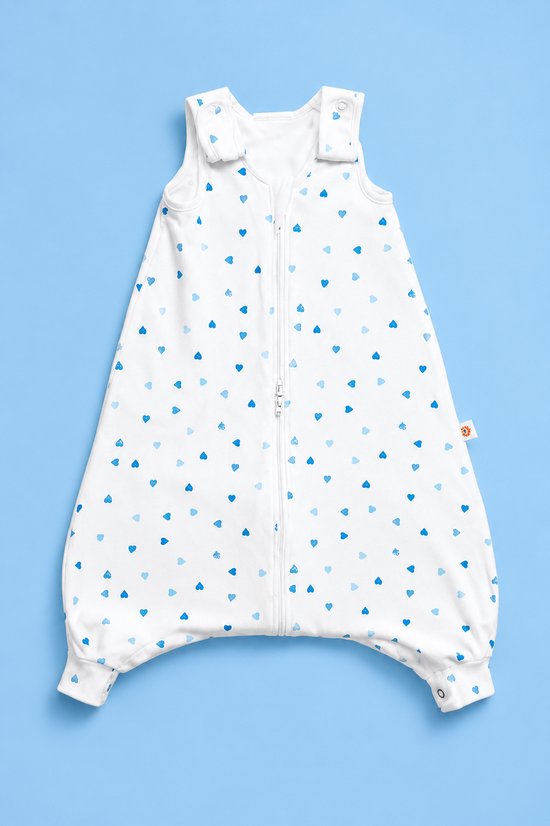 Ergobaby Slaapzak On The Move Heart to Heart - 6-18 Mnd - Blauw gedessineerd van Ergobaby — afbeelding 2