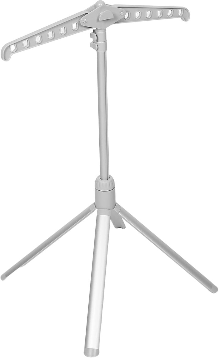 Kledingstomer Stand - Draaibaar Hanger - Kleding Stomen - Opvouwbaar Ontwerp - 147 cm Hoog - Grijs