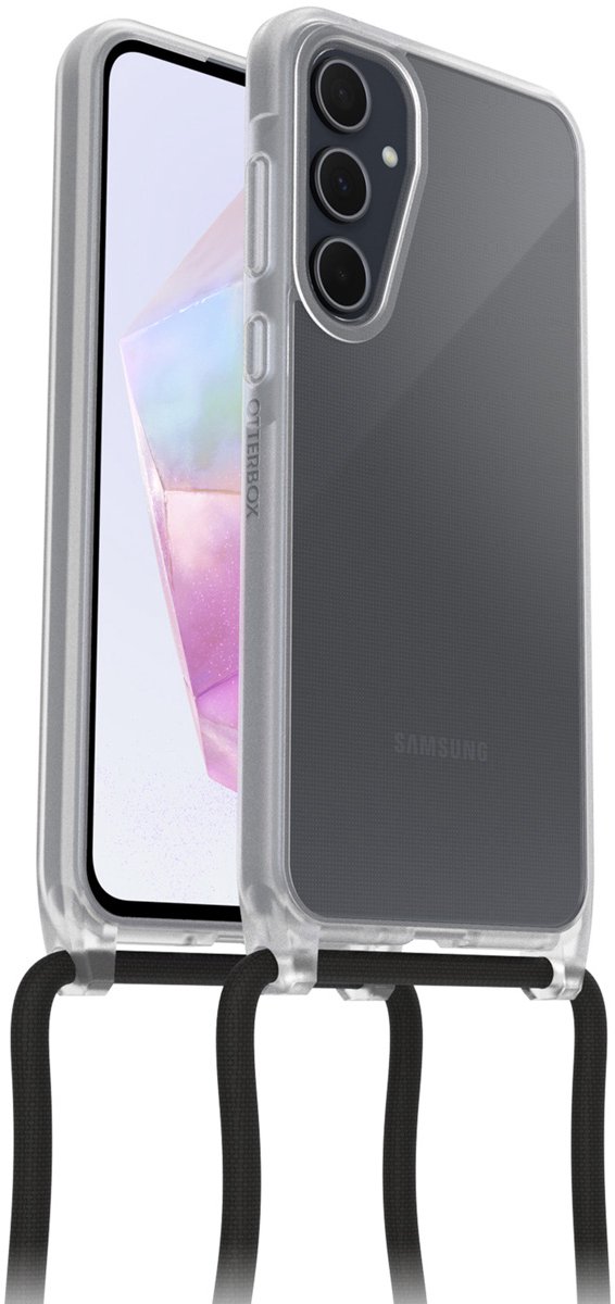 OtterBox React Necklace - Geschikt voor Samsung Galaxy A35 - Hoesje met Koord - Transparant