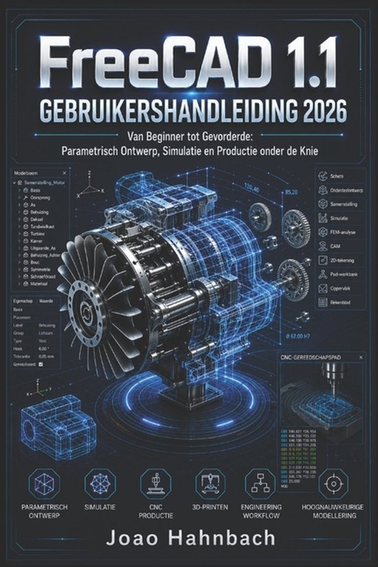 FreeCAD 1.1 Gebruikershandleiding 2026 - cover