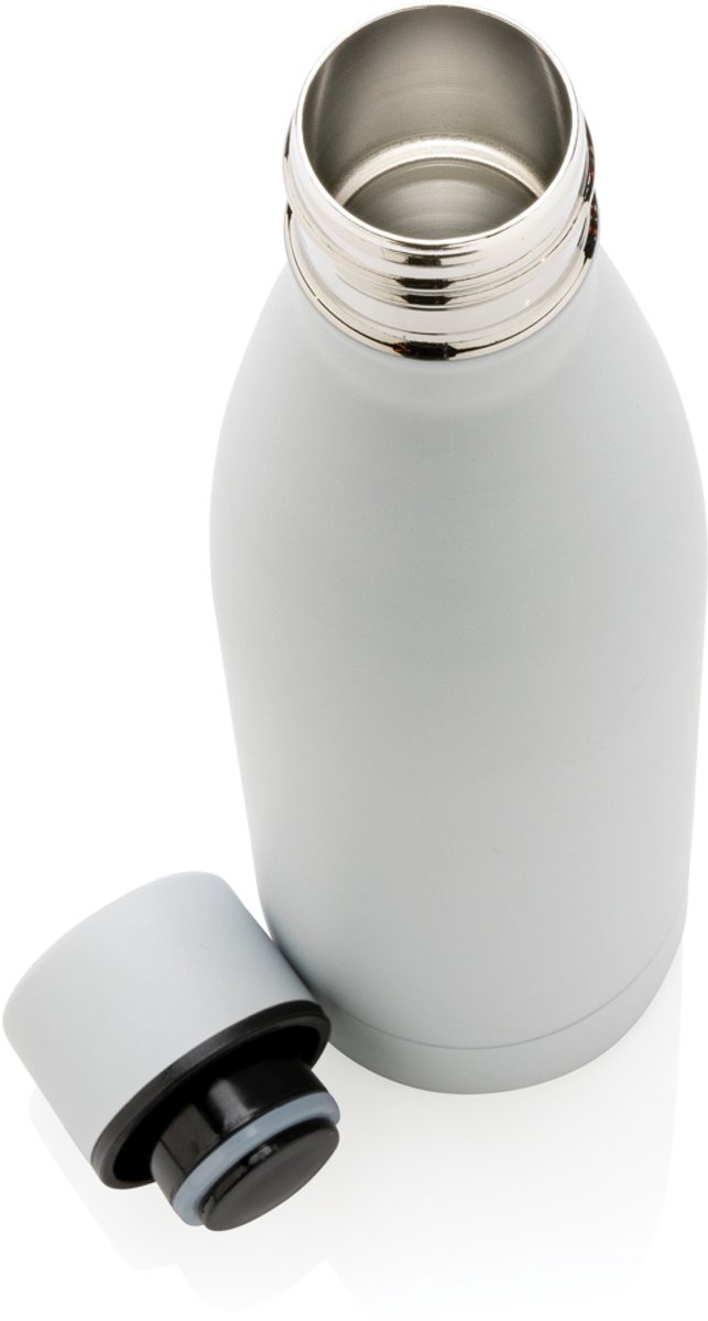 Isolerende drinkfles - Thermosfles - Wit - met Schroefdop - 500 ml - RCS