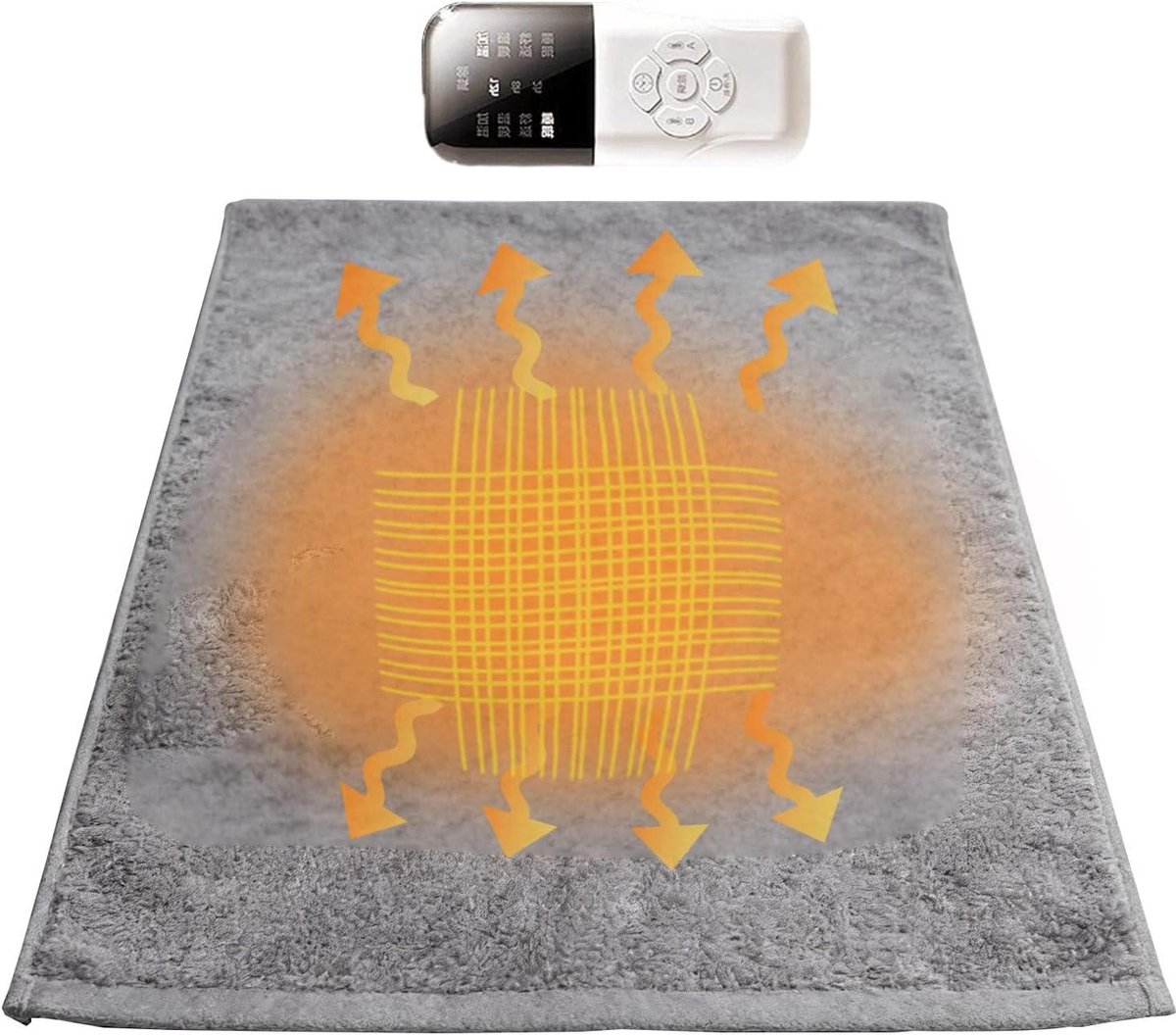 Elektrisch Matraskussen - Verwarmde Mat - Warm Slapen - Uniforme Warmte - 30 x 20 x 20 cm - Wit