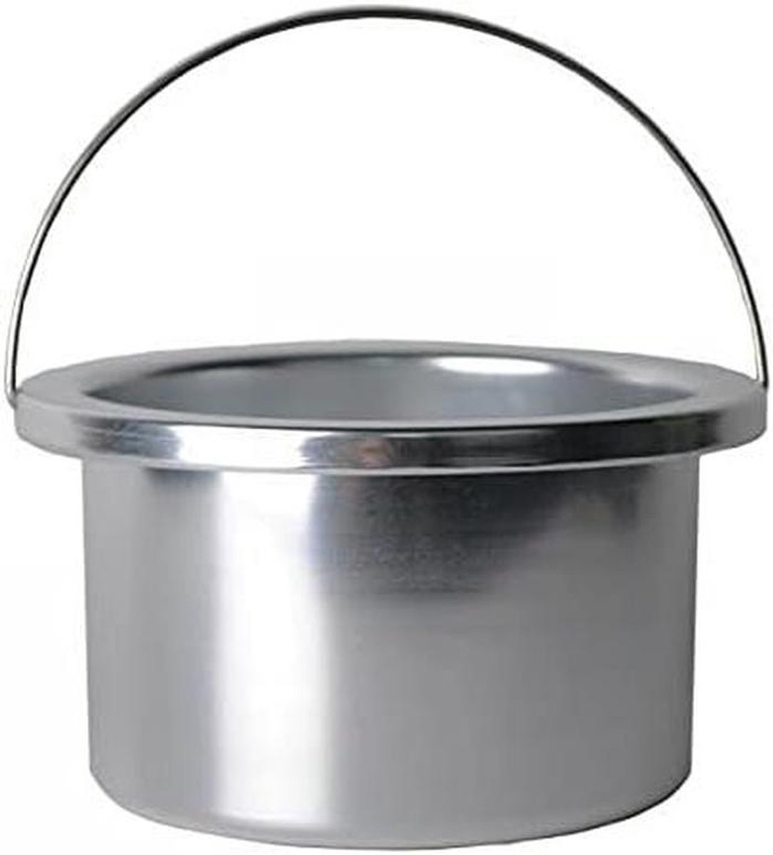 Wax Heater Pot - Wax Bowl - Ontharen Thuis - Snelle Verwarming - 500ml - Zilver