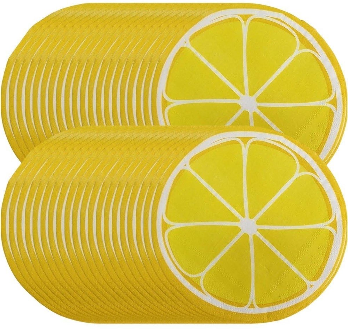 aladdien - Lemon Napkins - Feestelijke Servetten - 40 Stuks - Lemon Decoratie - Perfect voor Verjaardagen en Bruiloften