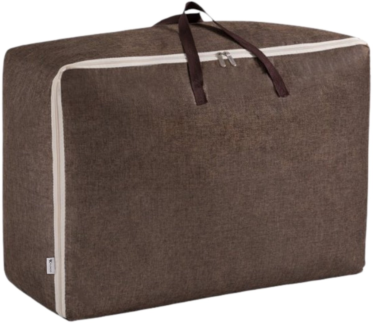 Opbergzak XXL Dekbed - Bruin - 70 x 50 x 30 cm - Opbergtas voor Dekbed en Kleding - Kledingzak XXL