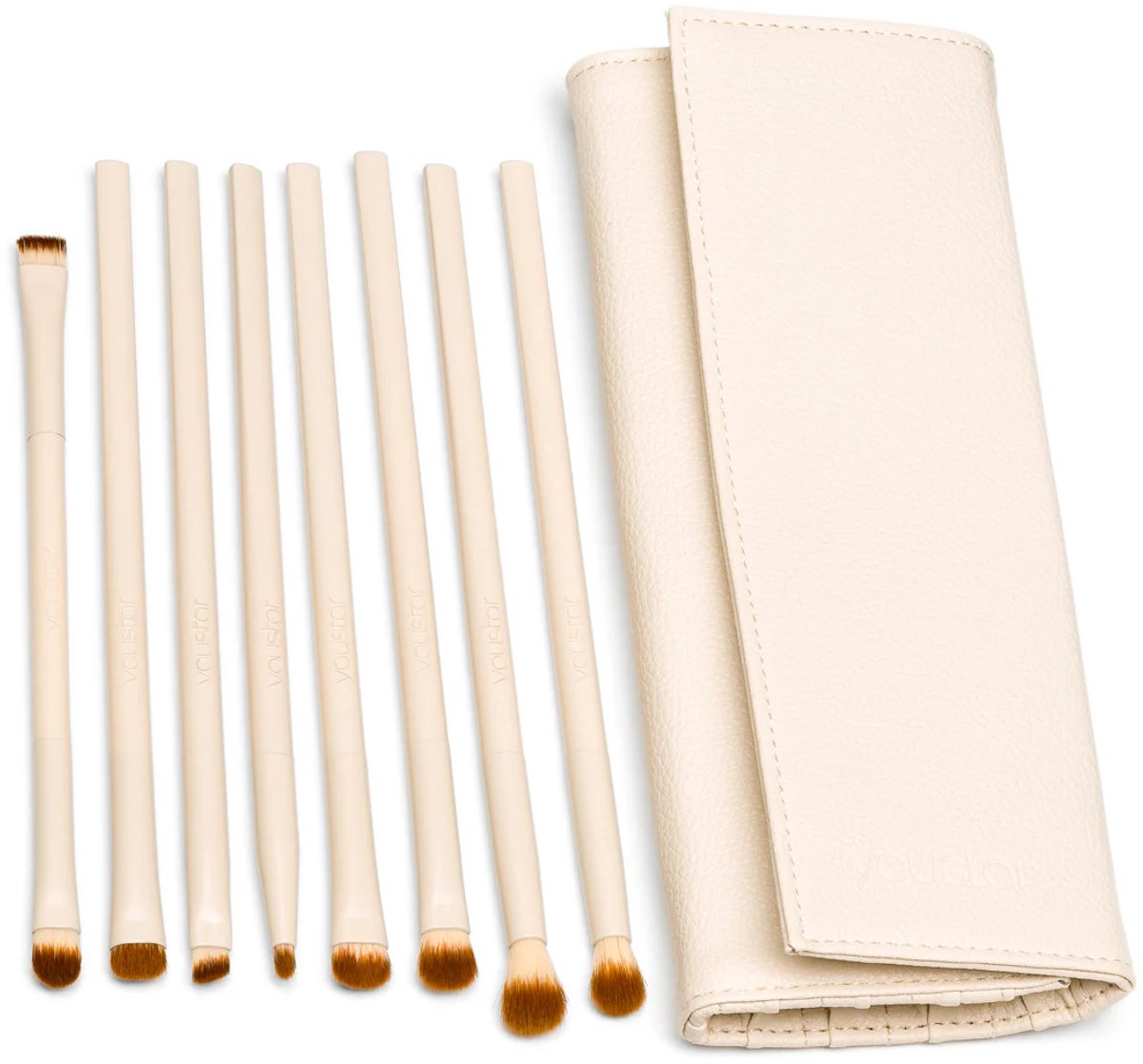 Youstar | For Your Eyes Only - EyeBrush Set - 9 delig - Vegan - Oogkwasten set