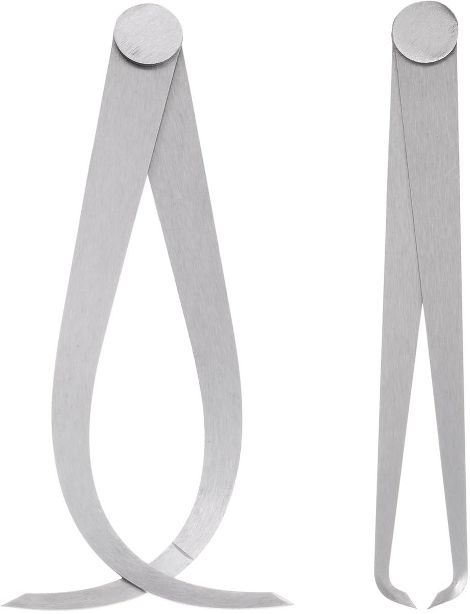 aladdien - Schuifmaat - Meetgereedschap - Roestvrij staal - 15,24 cm - Voor binnen en buiten - Zilver - Precisie meten