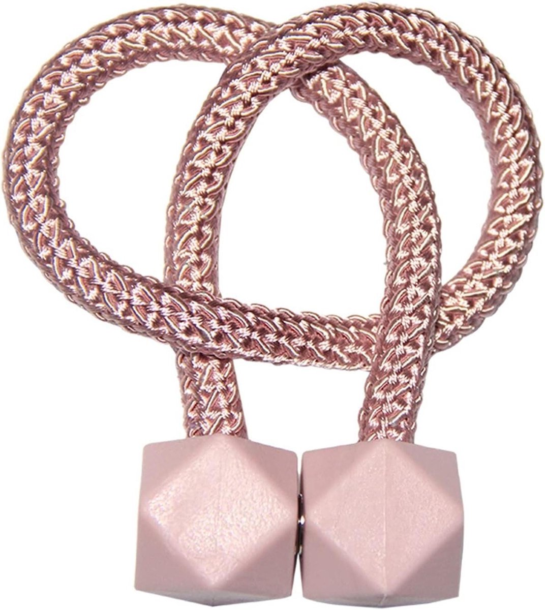 Gordijn Tiebacks - Gordijn Haken - Gordijnen Fixeren - Magnetische Sluiting - 46 cm - Roze