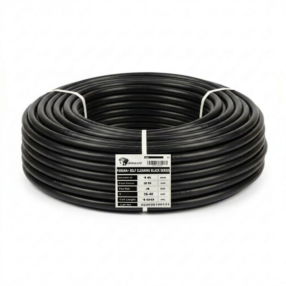 Druppelslang Ø16 mm - 100 Meter - 4 l/h - 25 cm Druppelafstand - Zelfreinigend Druppelirrigatie Slang