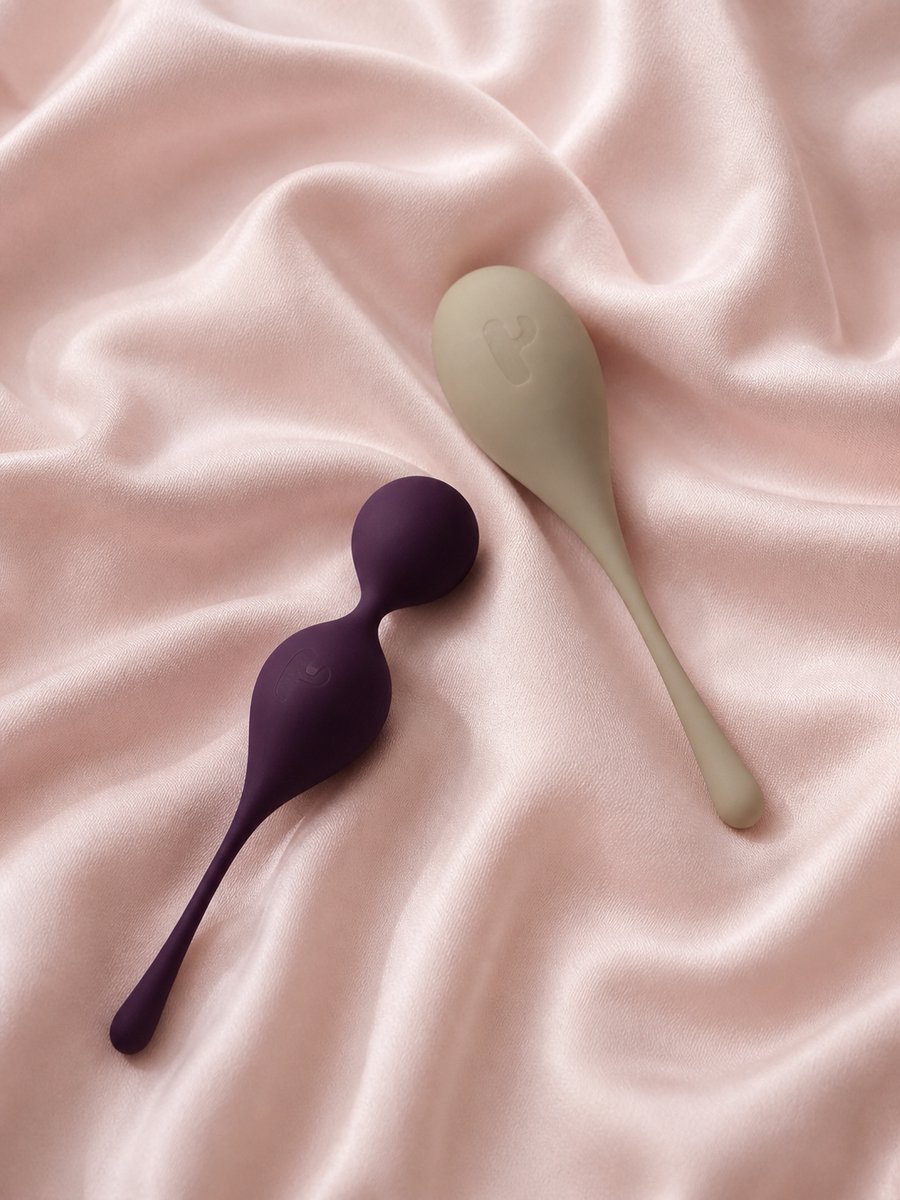 Soft Silicone Kegeltrainer - Bekkenbodemtrainer - Beige