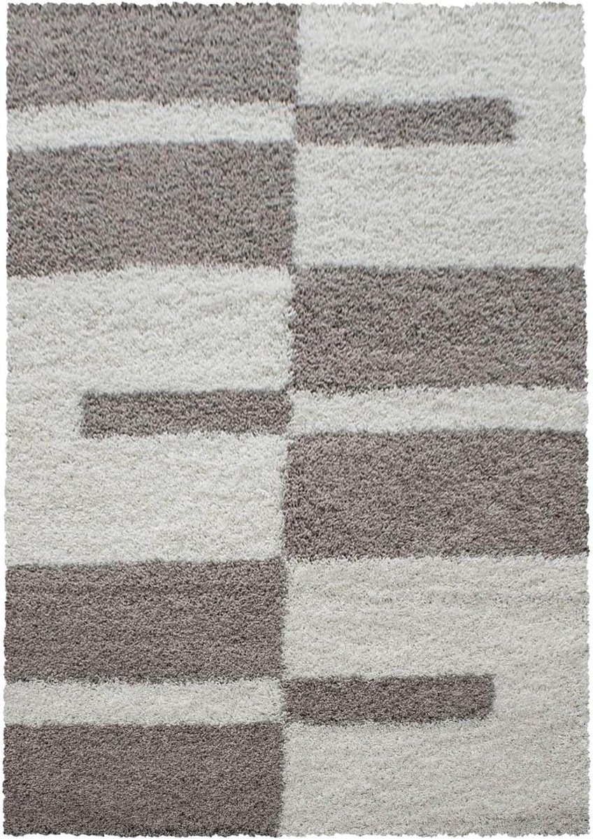 Hoogpolig Vloerkleed - Modern Tapijt - Woonkamer Aankleden - Vloerverwarming Geschikt - 12