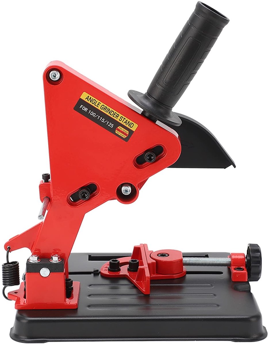 ONF3 - Grinder Stand voor Hoekslijper - Vaste Beugel van Gietijzer - Stevige ondersteuning - 100-125mm Hoekslijpers - Verbeterde stabiliteit - G...