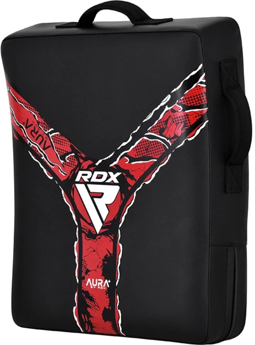 RDX Sports Kick Shield Aura F17 Zwart Met Rood