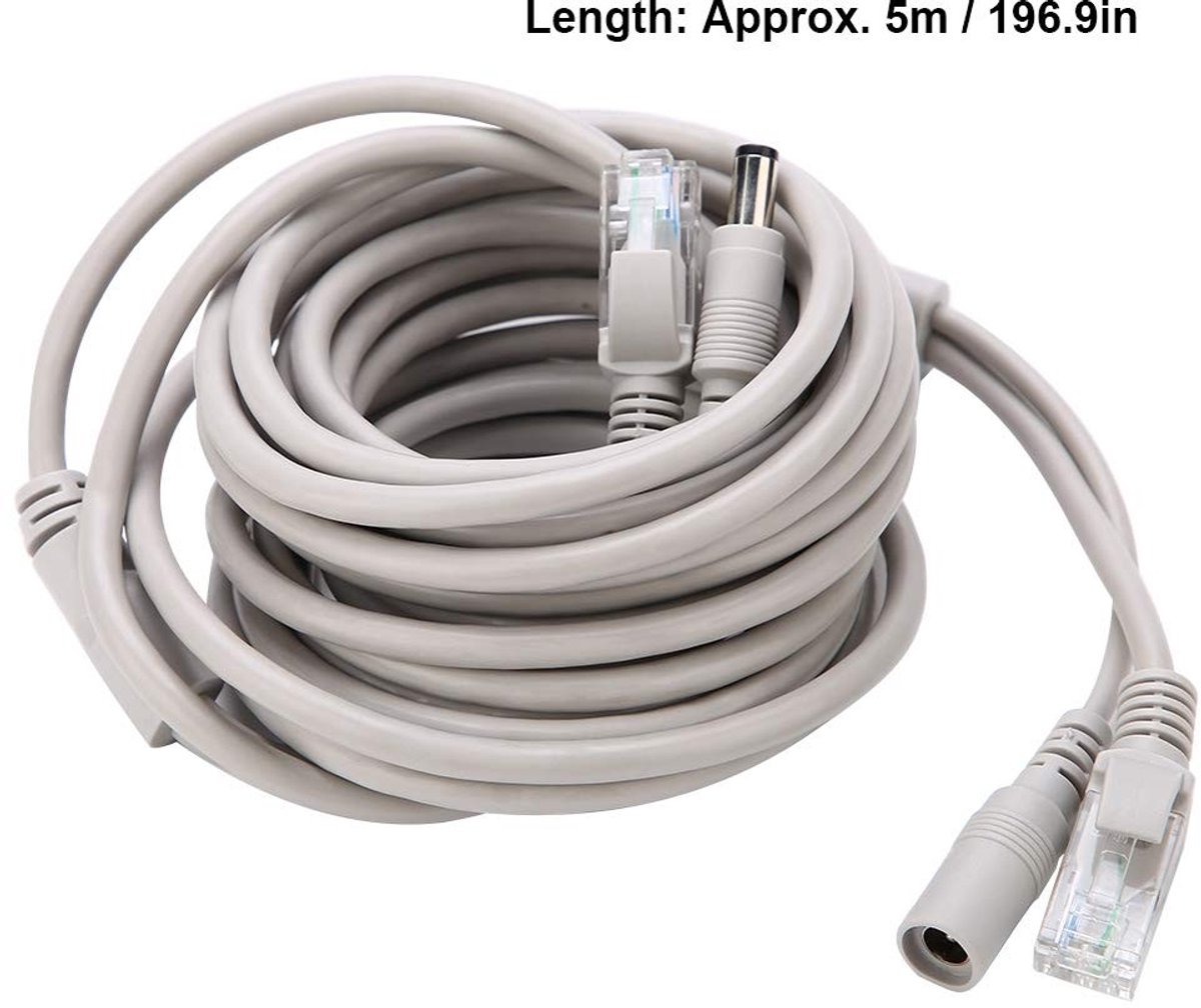 ONF3 - RJ45 Ethernet Kabel - IP Camera Kabel - 5M - 10Mbps / 100Mbps - Netwerkverbinding