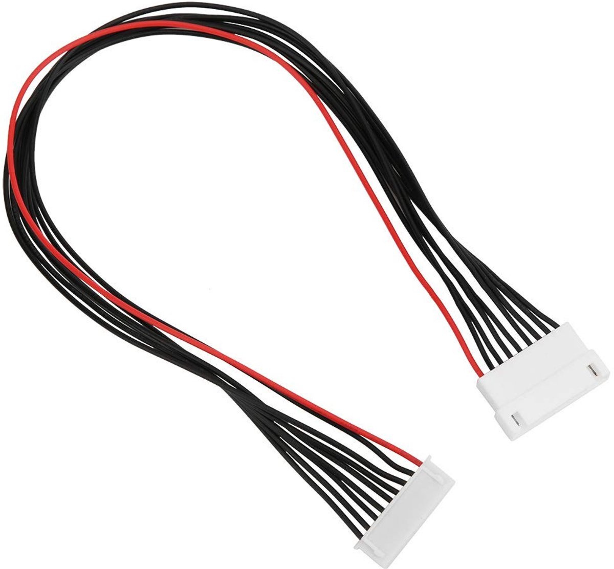 aladdien - JST-XH 8S Balance Plug Extension Wire - 10st - 30cm - Balanskabels - Eenvoudige installatie - Geschikt voor LiPo-batterijen - Grijs