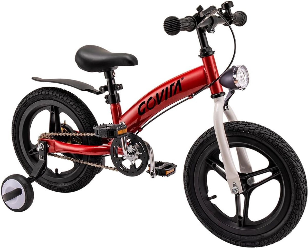 3-in-1 Kinderfiets 14 inch: Loopfiets Driewieler en Fiets met Pedalen