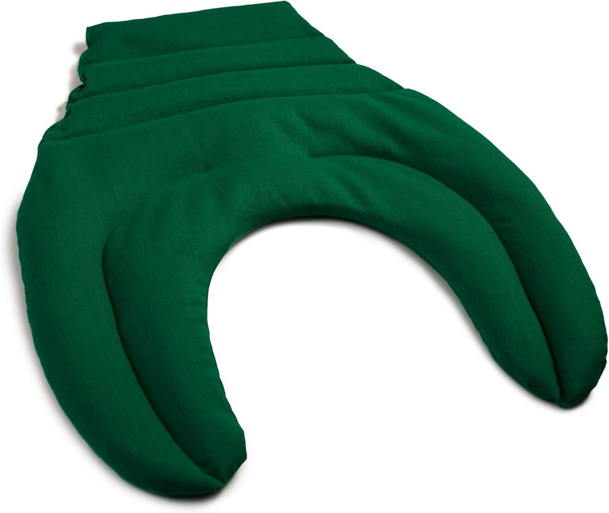 Warmtekussen nek en rug Druivenpitten 18x30 groen | Warm en koud kompres | Verstelbare nekkussen | Rugmassage | Ontspanningskussen | Hervulbaar natuurlijk kussen | Thuiszorg | Therapie | Wellness | Huishouden