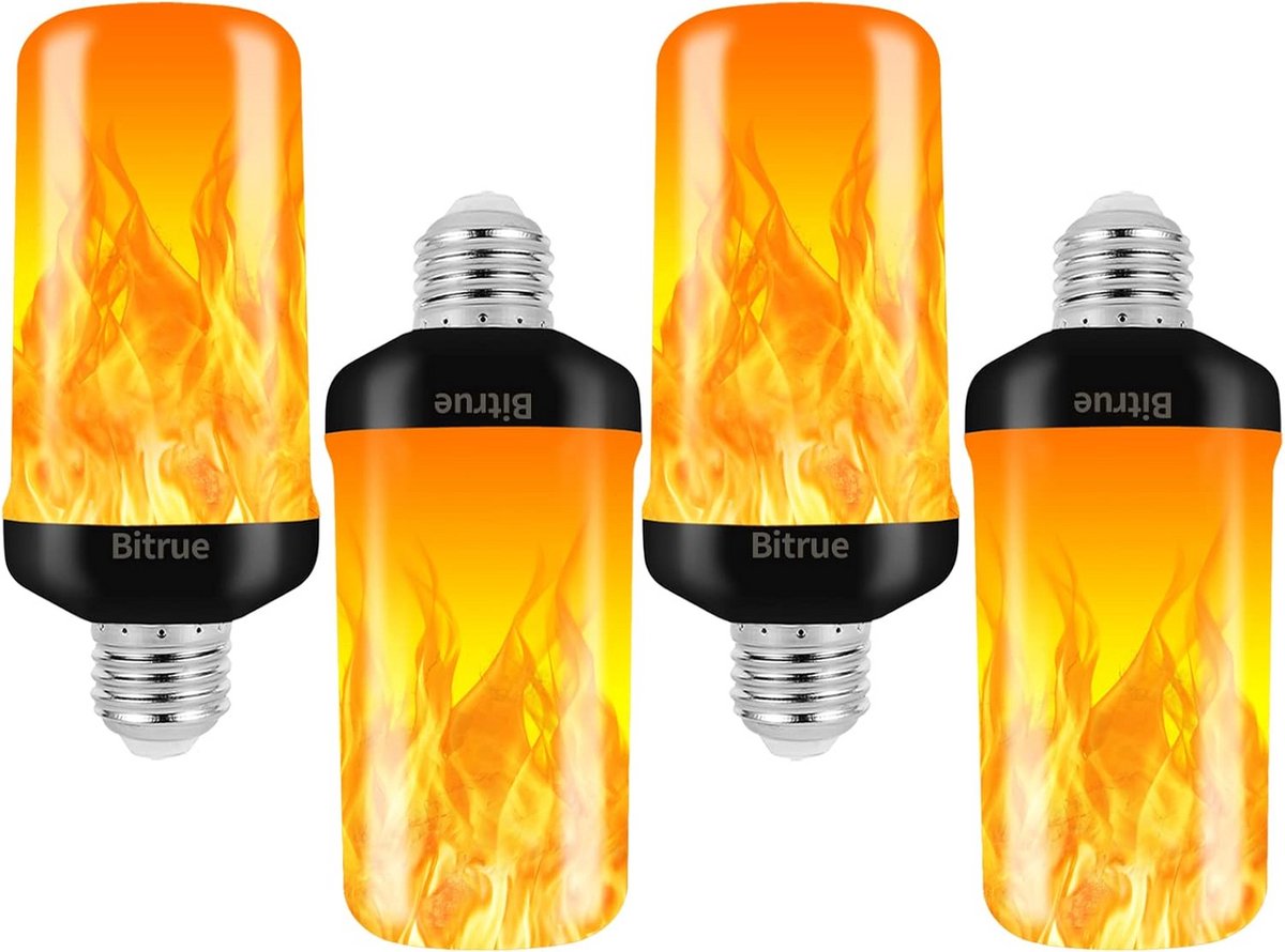 LED Vlammen E26 - 4 stuks