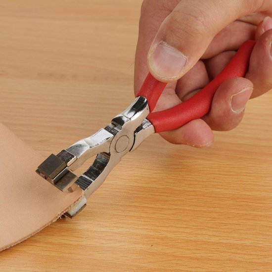 Allecto - Professionele 4mm Leerpons met Vervangbare Tanden - Stil en Ergonomisch van Allecto — afbeelding 3