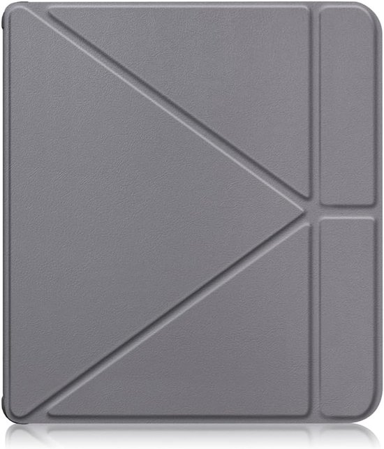 1 magnetische e-bookhoes (grijs) Geschikt voor Kobo Libra H2O N873 — afbeelding 4