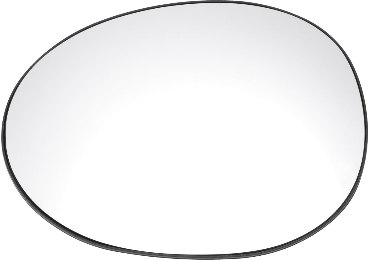 ONF3 - Achteruitkijkspiegelglas - Vervangend - Voor Peugeot 107 - Wit - Convex - Geschikt voor elektrisch bedienbare spiegels - 2005-2014
