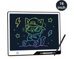 Tekenbord kinderen Kiraal – Tekentablet – LCD Tekentablet kinderen – Grafische tablet kinderen – Kindertablet Zwart – 16 inch
