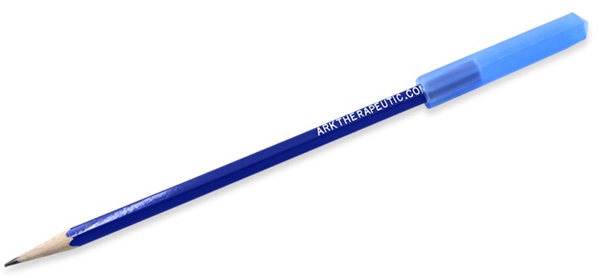 ARK Therapeutic kauwbare potloodtopper Krypto-Bite blauw XT sensorisch.
