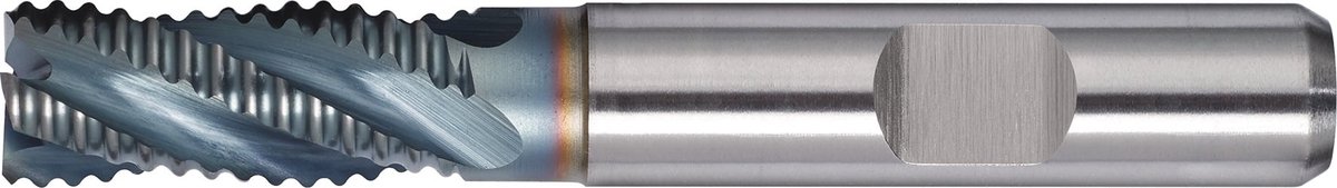Schaftfräser DIN 844 Typ NR D.8mm Einsatz-L.25mm HSS-Co5 TiCN Weldon TW