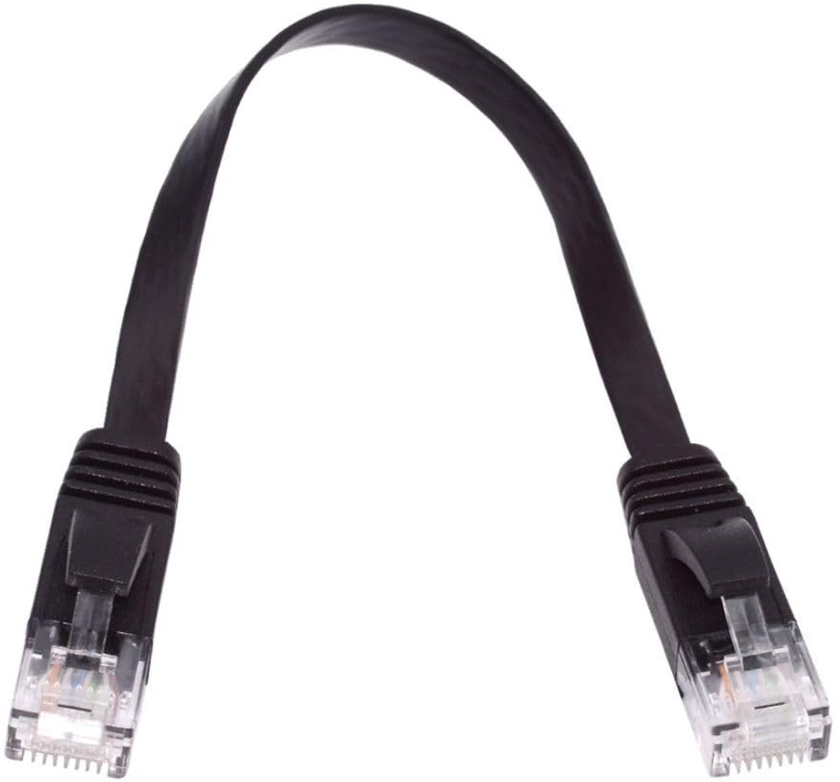 ONF3 - Cat6 Ethernet Kabel - Ultra Slim - 0.5M - 10Gbps snelheid - Hoge kwaliteit internetverbinding - Flexibel en dun - Geschikt voor netwerken...