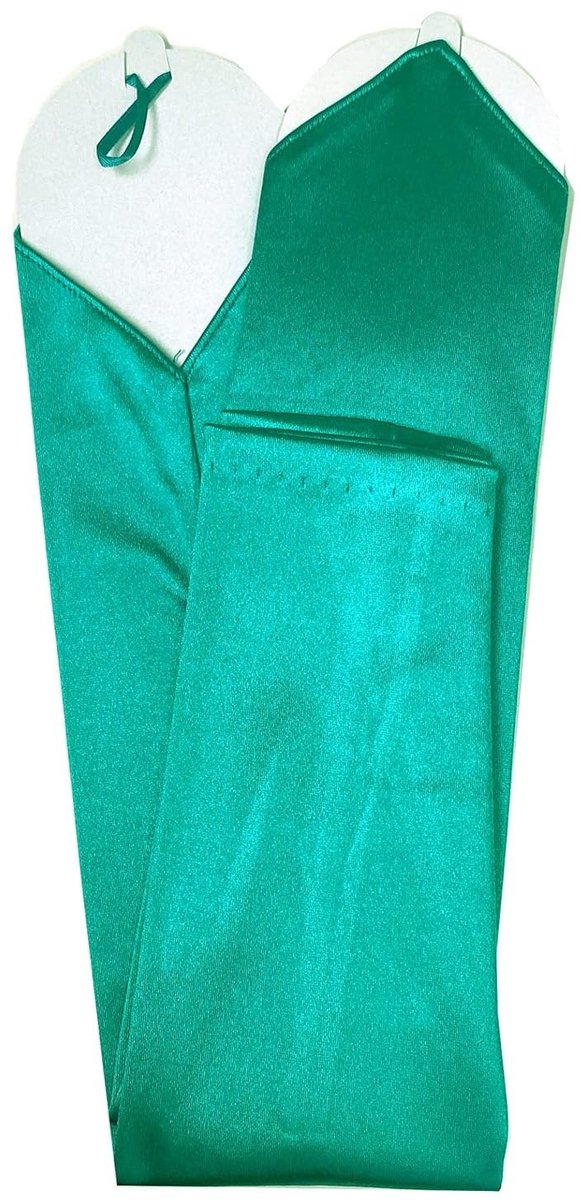 Satin Vingerloze Lange Handschoenen voor Dames - Opera Handschoenen voor Bruiloft, Feest en Diner