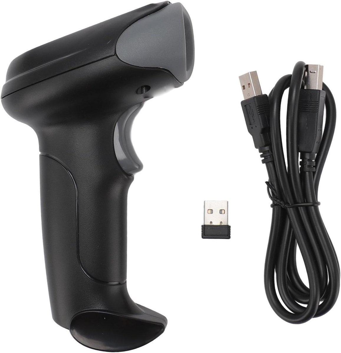 Barcodescanner - QR scanner - Winkeladministratie - Draadloos en bedraad - 20 cm - Zwart