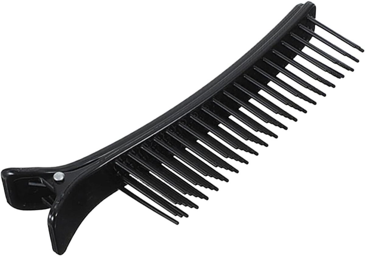 Haarklemmen Set - Haarclips Kappers - Haar Stylen - Antislip Grip - 14 x 5 x 5 cm - Zwart