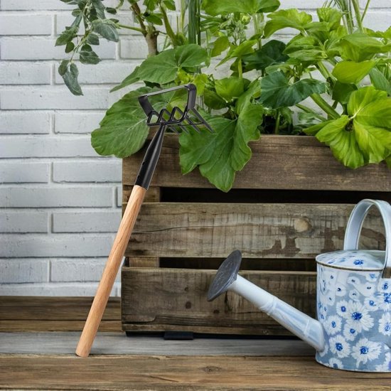 Onkruidhark Staal - Handtuingereedschap - Onkruid Verwijderen - Nauwkeurige Kop - 125 cm - Metaal — afbeelding 4